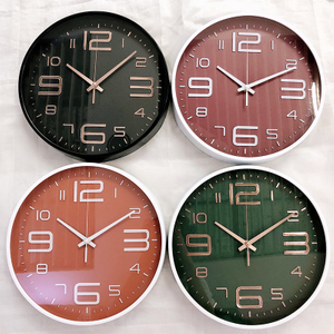 Creative Simple Mode Salon 12 Pouces 30cm Horloge Murale À Échelle Numérique En Trois Dimensions